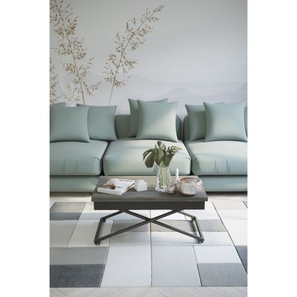 Стол трансформируемый «Андрэ Loft», 850 (1100) ? 550 (850) ? 400 (725) мм, ЛДСП, белый