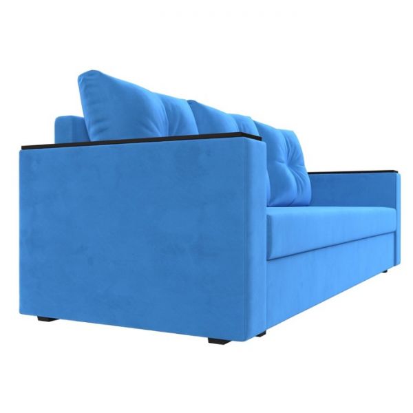 Диван прямой «Атланта лайт», без стола, еврокнижка, велюр, цвет, цвет бежевый