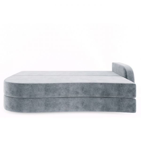 Диван прямой «Гитара», еврокнижка, ППУ, велюр, локоть правый, цвет селфи 15