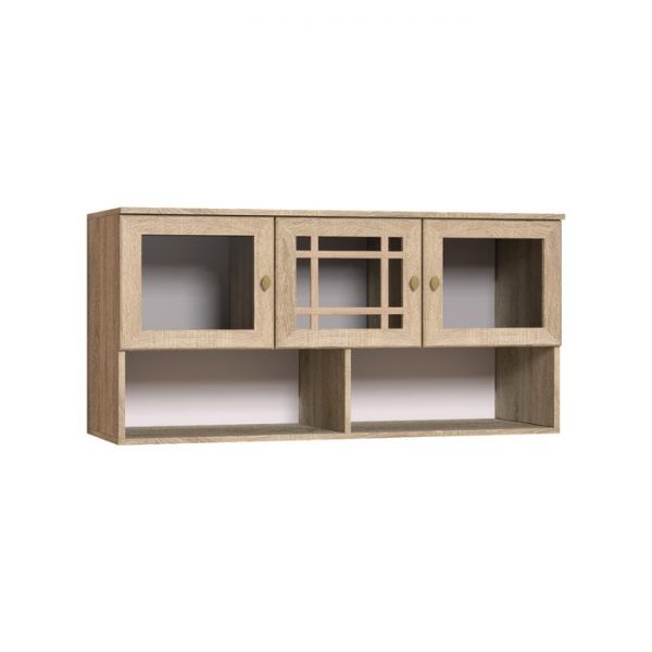 Шкаф навесной Sherlock 4, 1199 ? 400 ? 633 мм, цвет орех шоколадный