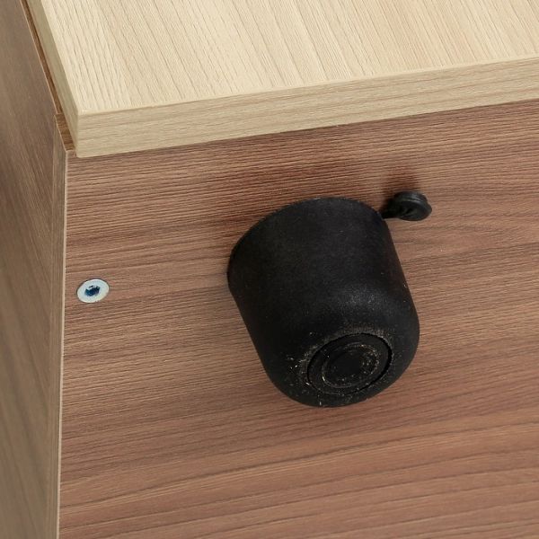 Шкаф-пенал  400х420х1900 Ясень шимо светлый/темный