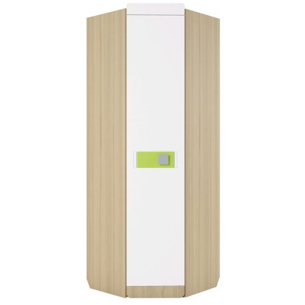 Шкаф угловой «Стиль 3», 700 ? 700 ? 2040 мм, цвет туя светлая / лайм