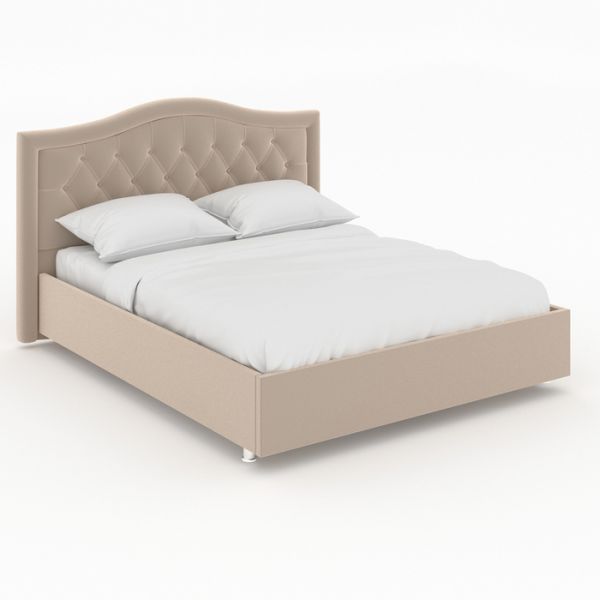 Кровать «Ротонда» с ПМ, 140 ? 200 см, ортопедическое основание, цвет Star Velvet 7 Beige
