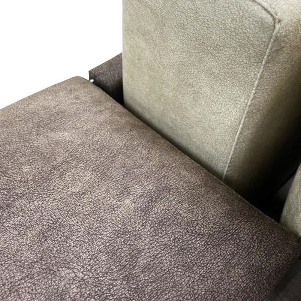 Диван-трансформер «Оптимус», цвет эмилия милк / эмилия дарк браун