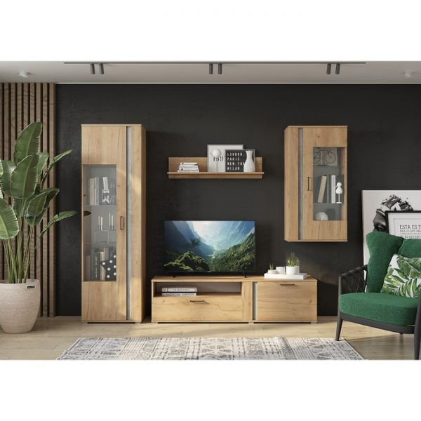 Гостиня «Омега» «Крафт», цвет золотой/бетон