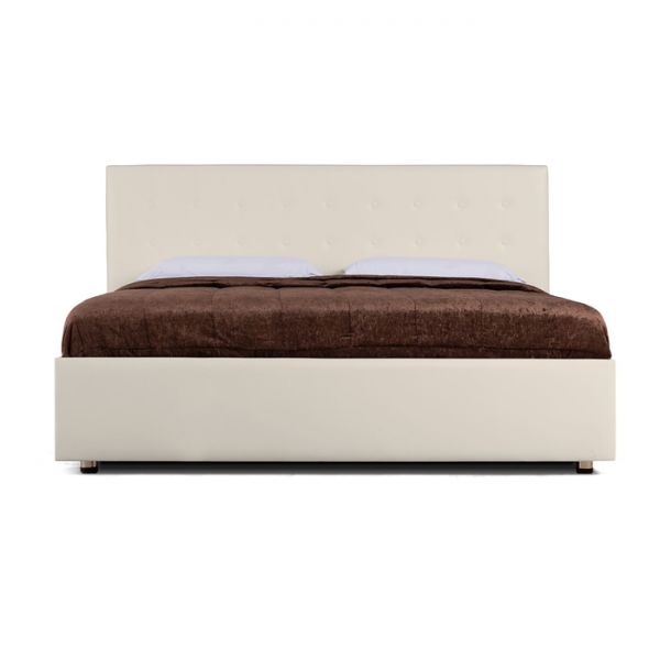 Кровать «Космопорт» с ПМ, 140х200 см, ортопедическое основание, цвет бежевый