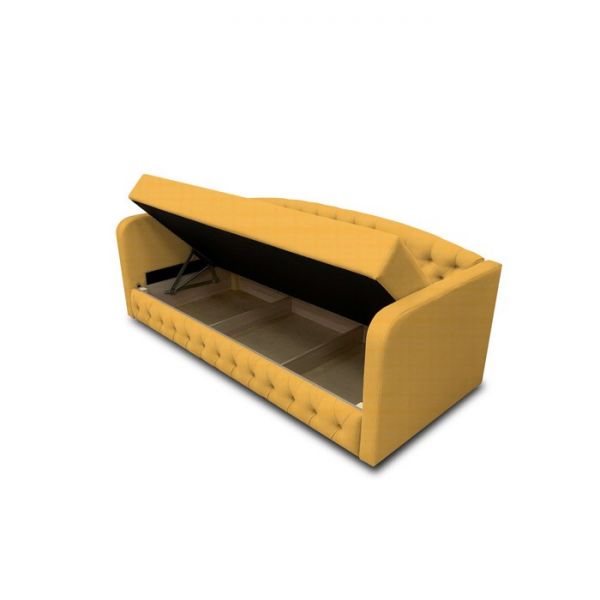 Диван-кровать с каретной стяжкой «Гарвард 2», велюр, цвет shaggy wine