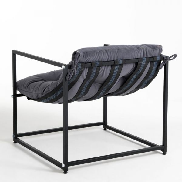 Стул "Дублин" Черный графит, разборный