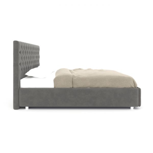 Кровать «Купол тысячелетия» без ПМ, 140 ? 200 см, ортопед. основание, цвет Star Velvet 16