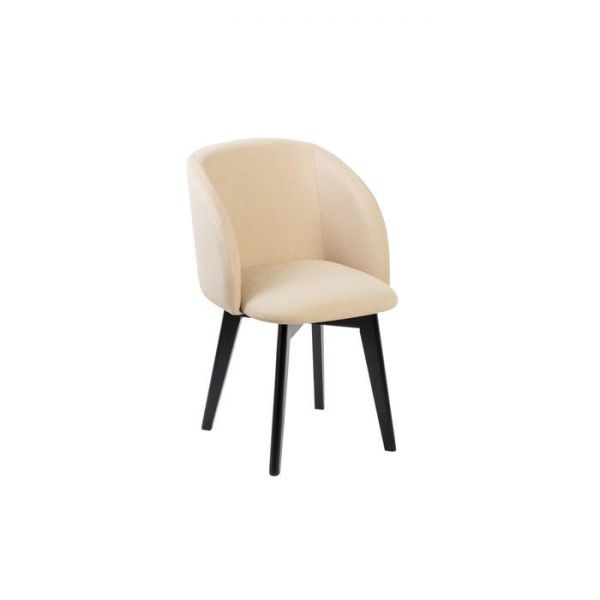 Стул Милли Канада 03 микровелюр карамель/ Компакт массив черное дерево