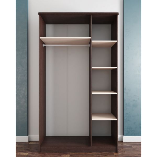 Шкаф 3-х створчатый ШР-3 2100х1200х550 Дуб выбеленный/Венге