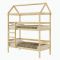 Детская двухъярусная кровать-домик Baby-house, 70 ? 160 см, цвет сосна