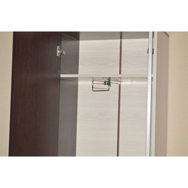 Прихожая Ольга 3  Шкаф Ясень шимо светлый/венге