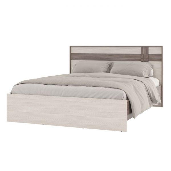 Кровать 1600х2000, с основанием, Бодега темный/светлый МДФ бодега темный