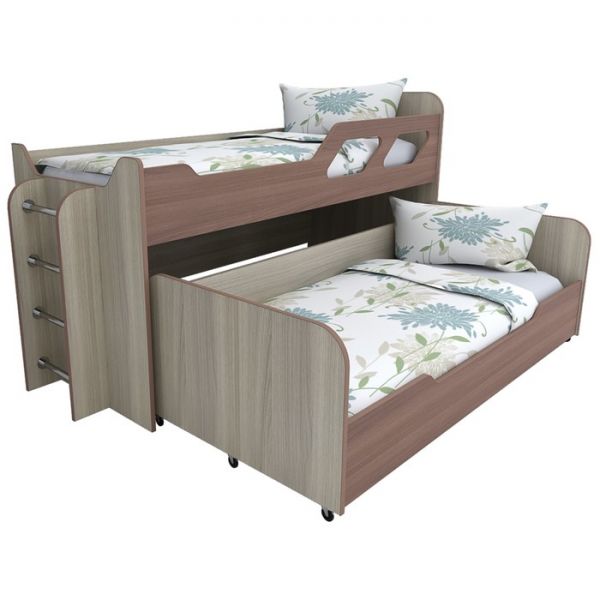 Кровать Вега 5, 2090х850х1020, Бодега светлый/Капучино