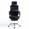 Кресло для оператора 818 черное, с подставкой для ног