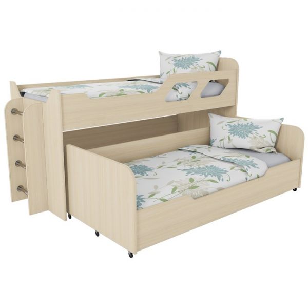 Кровать Вега 5, 2090х850х1020, Бодега светлый/Капучино