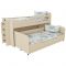 Кровать Вега 5, 2090х850х1020, Бодега светлый/Капучино