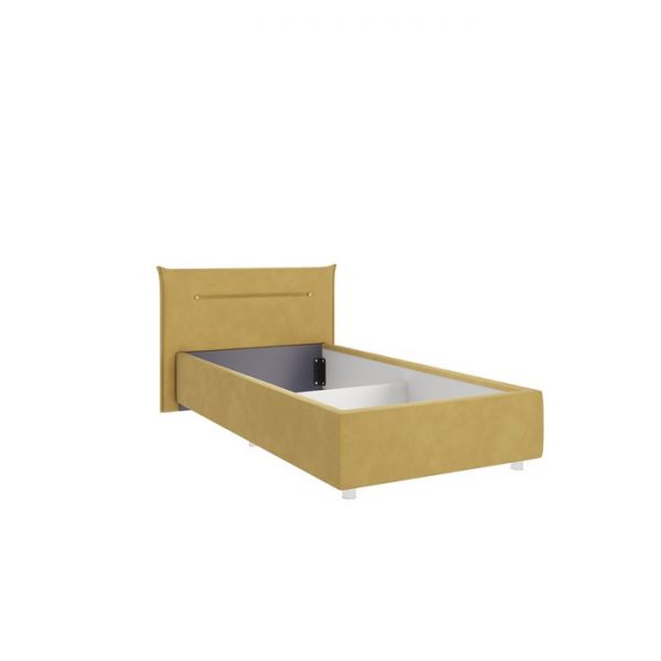 Кровать Альба с орт. основанием 900х2000 медовый (велюр)