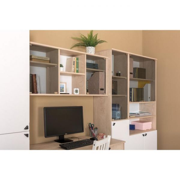 Полка навесная Бостон 10.51, 1152х287х516, Дуб элегантный