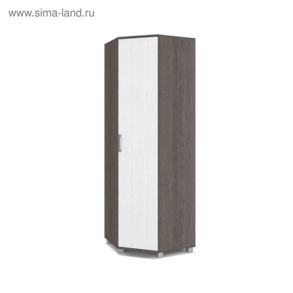 Шкаф угловой Карина К57 420x700x2100 Анкор темный/светлый