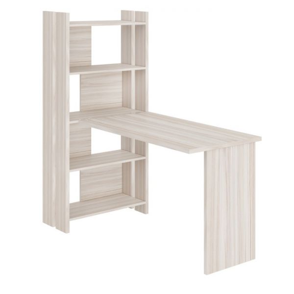 Компьютерный стол, 700 ? 1522 ? 1520 мм, цвет белый жемчуг