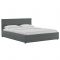 Кровать Синди, 1600х2000, ортопедическое осн+ПМ, Серый