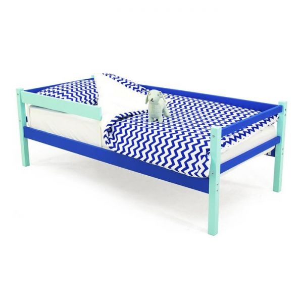Детская кровать-тахта Svogen мятно-синий