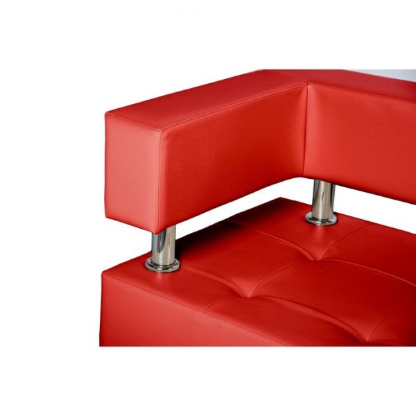 Кресло "Борк", красный глянец