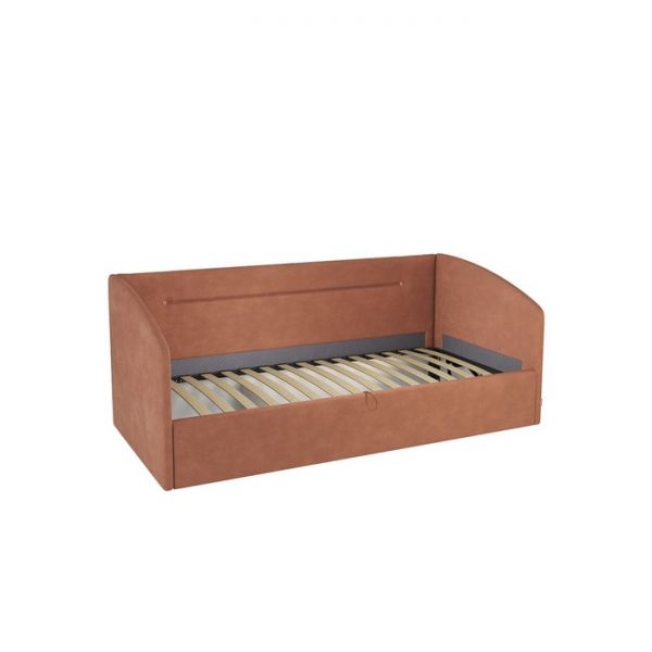 Софа с орт. основанием + ПМ Альба 900х2000 персик (велюр)