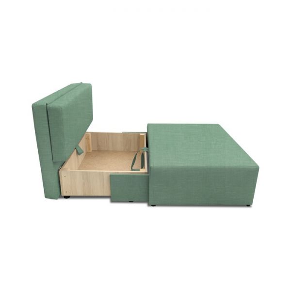 Детский диван «Капитошка», еврокнижка, рогожка, цвет vital violet