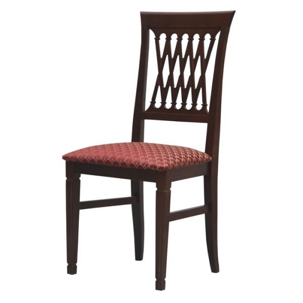 Стул Инфинити, бук, цвет покраски  темный орех,  ткань 701/4