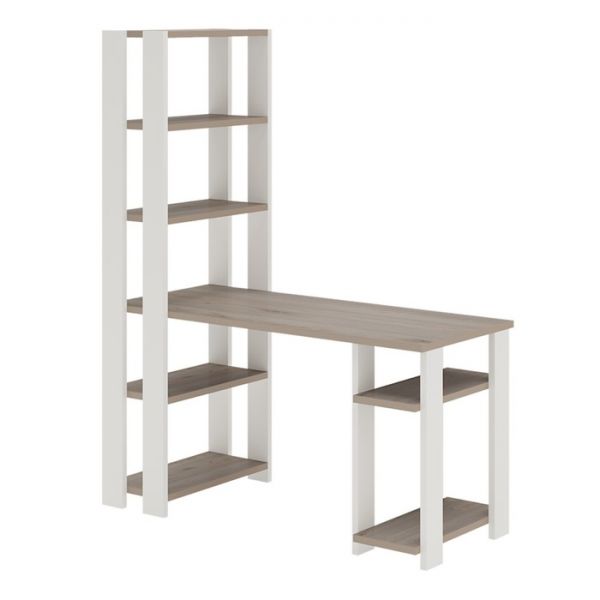 Компьютерный стол, 1400 ? 650 ? 1800 мм, цвет белый