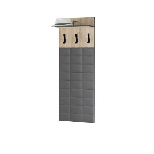 Настенная вешалка «Эльза №6.1», 500 ? 270 ? 1390 мм, цвет дуб сонома