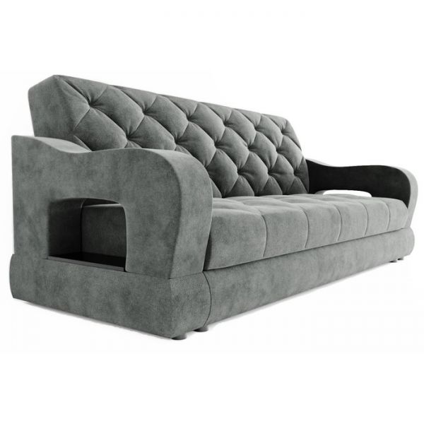 Прямой диван «Бруно 1», механизм книжка, велюр, цвет селфи 01