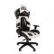 Игровое кресло "Chairman game" 25 экопремиум черный/белый