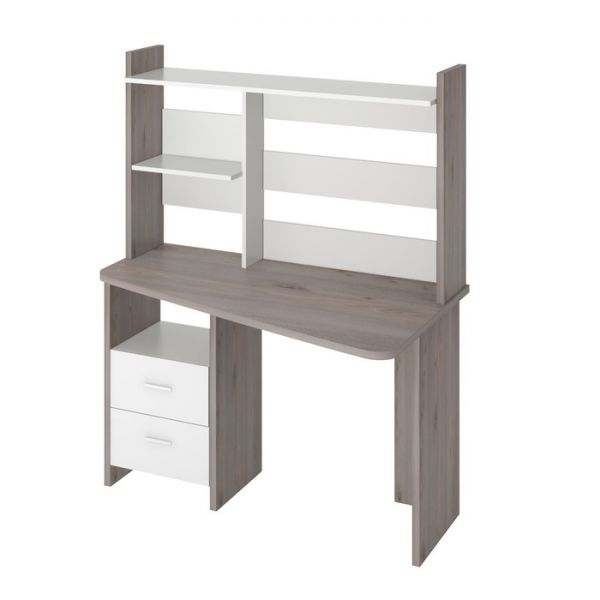 Компьютерный стол, 1200 ? 720 ? 1520 мм, правый угол, цвет белый жемчуг