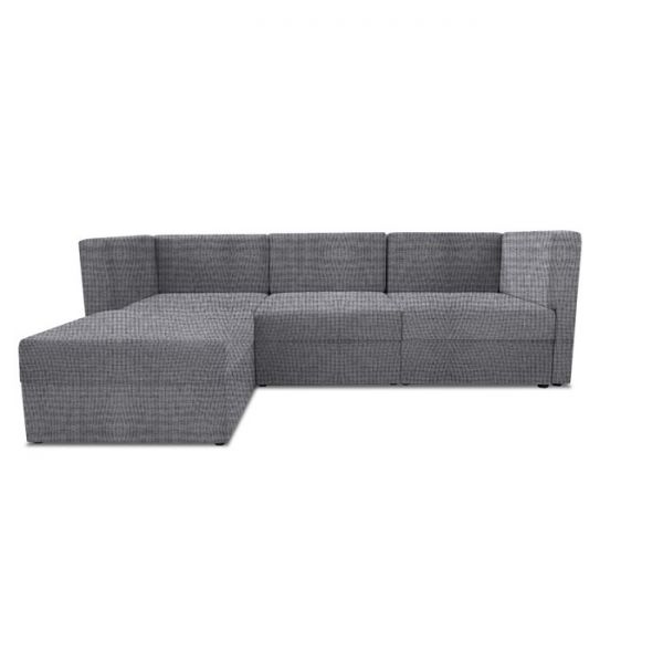 Диван модульный угловой «Бергамо», четыре секции, рогожка, цвет savana plus mocca