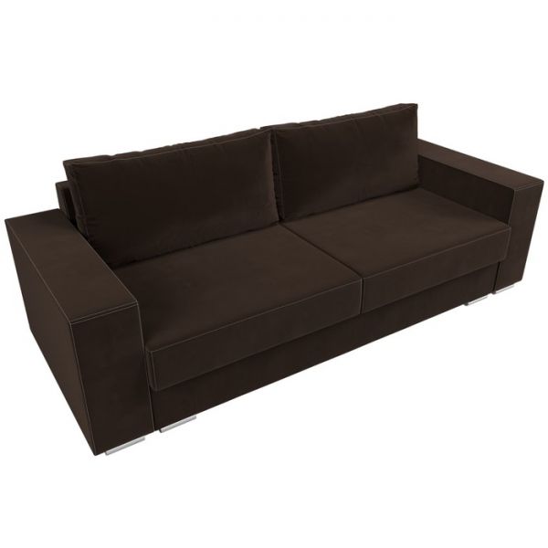 Прямой диван «Исланд», микровельвет, цвет бежевый