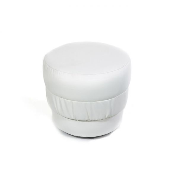 Пуф Бочонок Милк, 430х430х410, Белый