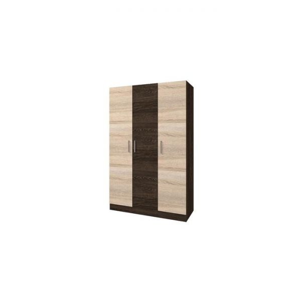 Шкаф 3-х створчатый без зеркала «Леси», 120 ? 46,6 ? 190 см, цвет кантербери/сонома