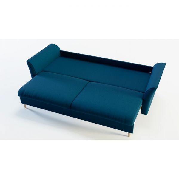 Диван прямой «Барселона», механизм пантограф, велюр, цвет альба 044 / альба 071