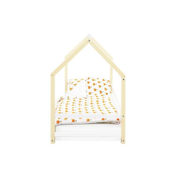 Детская кровать-домик Монтессори Бельмарко Svogen бежево-белый
