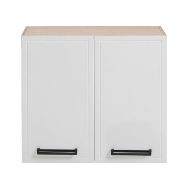 Шкаф навесной Квадро 600х310х720 Дуб сонома/Нубук Милк