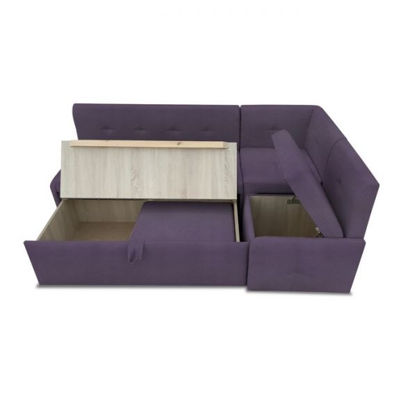 Кухонный уголок «Вена», механизм выкатной, искусственная кожа, цвет marvel berry