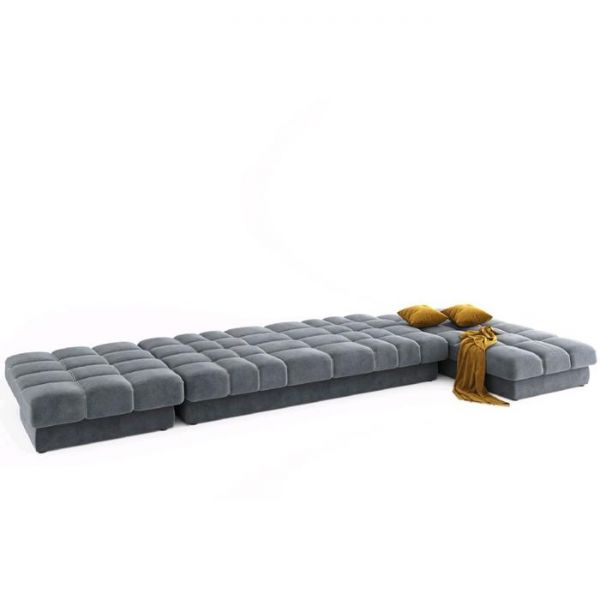 Комплект «Хьюстон», механизм книжка, велюр, цвет селфи 01 / подушки селфи 03