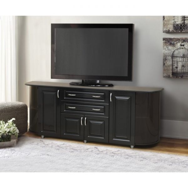 Комод №9, 2300 ? 425 ? 876 мм, цвет венге / чёрный