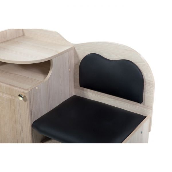 Банкетка №1, 900х430х920, Ясень/Черный(118)