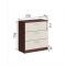 Комод мини «Уфимка», 700 ? 360 ? 756 мм, цвет венге / дуб молочный