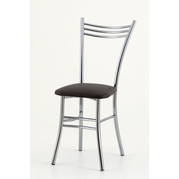 Стул «Увертюра», хром, цвет шоколад
